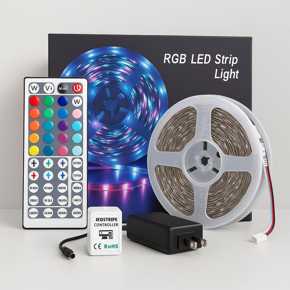 LED Strip Lights, Smart Light with App Remote Control, RGB LED Lights for room